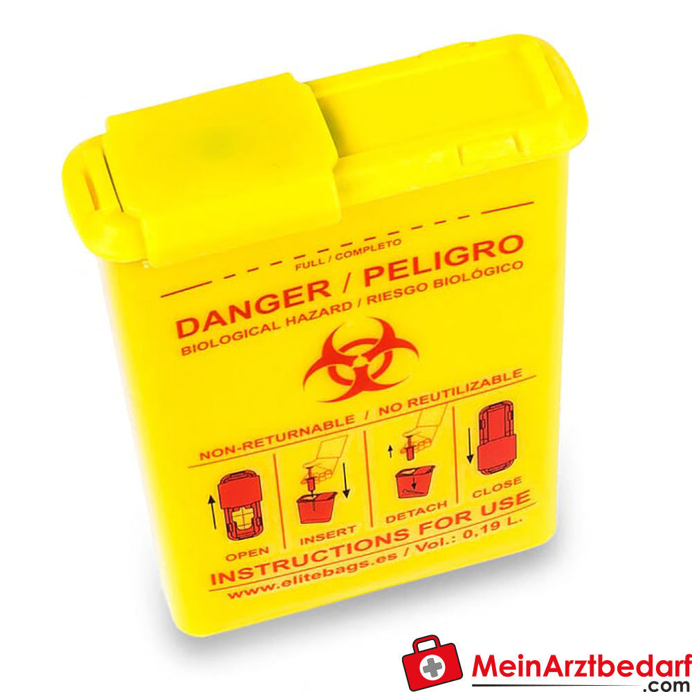 Elite Bags CONBIO Abwurfbehälter, gelb.