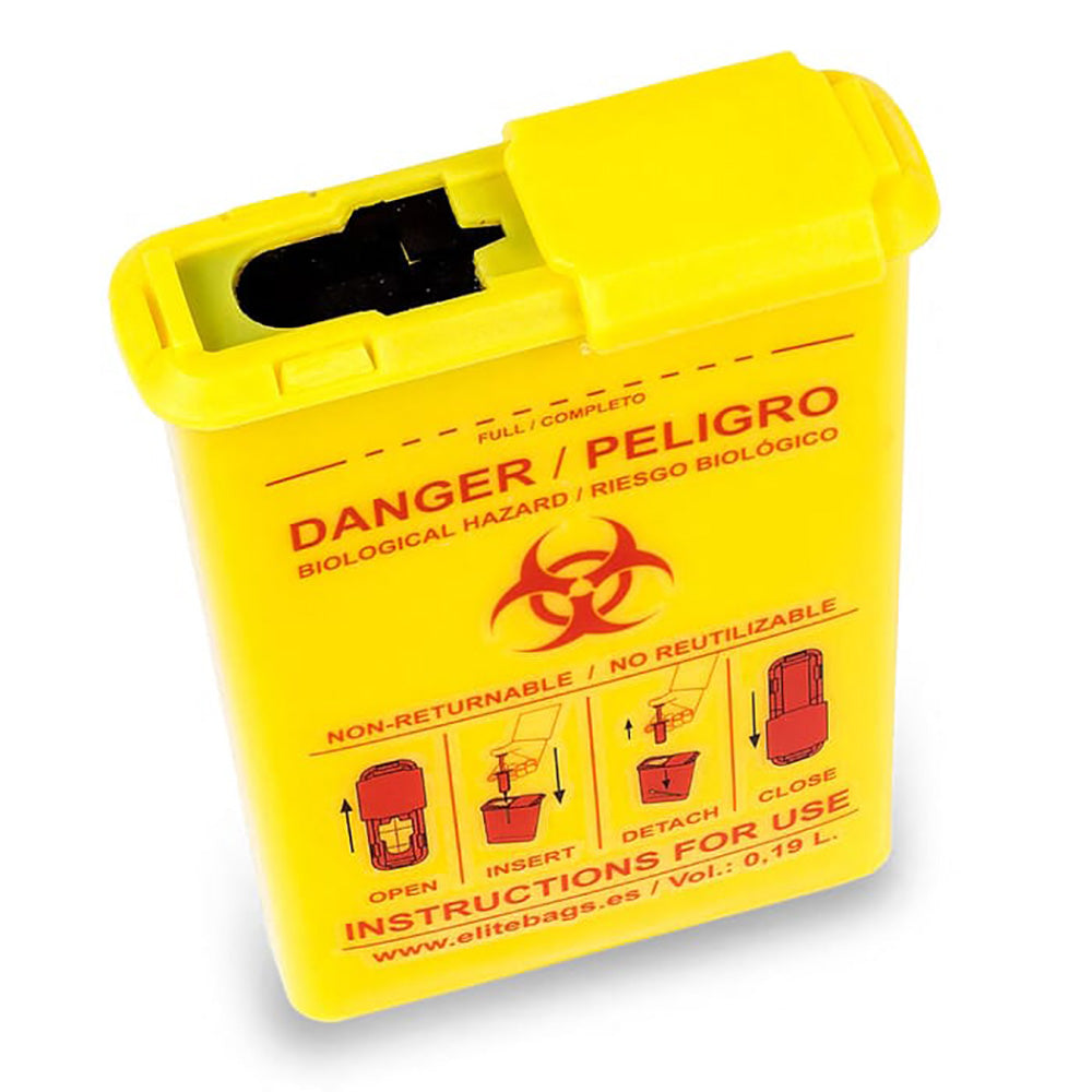 Elite Bags CONBIO afvalbak 0,19 L geel polypropyleen compact 12 x 7,5 x 2,1 cm