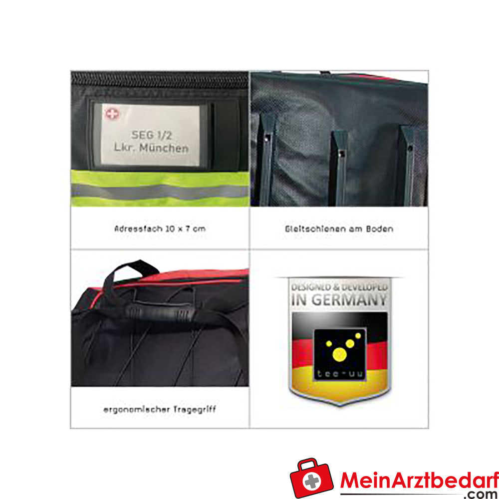 TEE-UU RAGBAG Bekleidungstasche 90 l Rucksacktragesystem 600D Polyester 43×70×38 cm