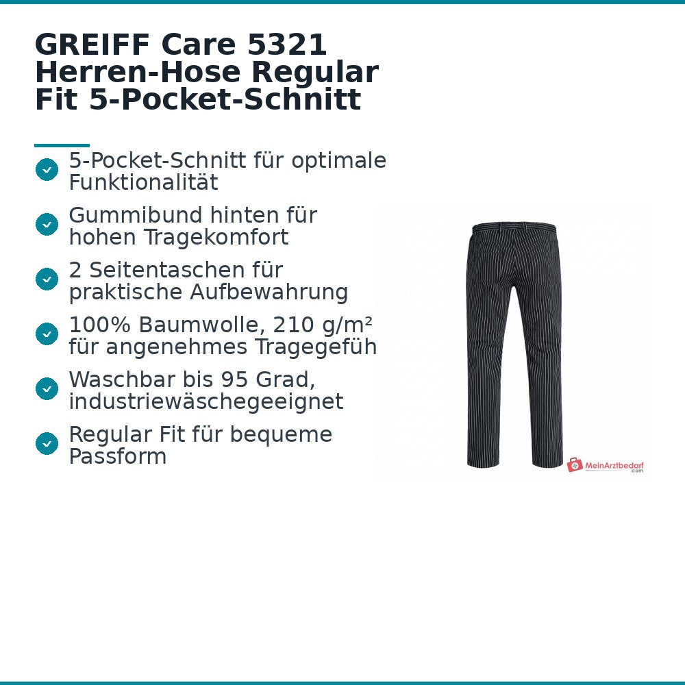 GREIFF Care 5321 Regular Fit herenbroek