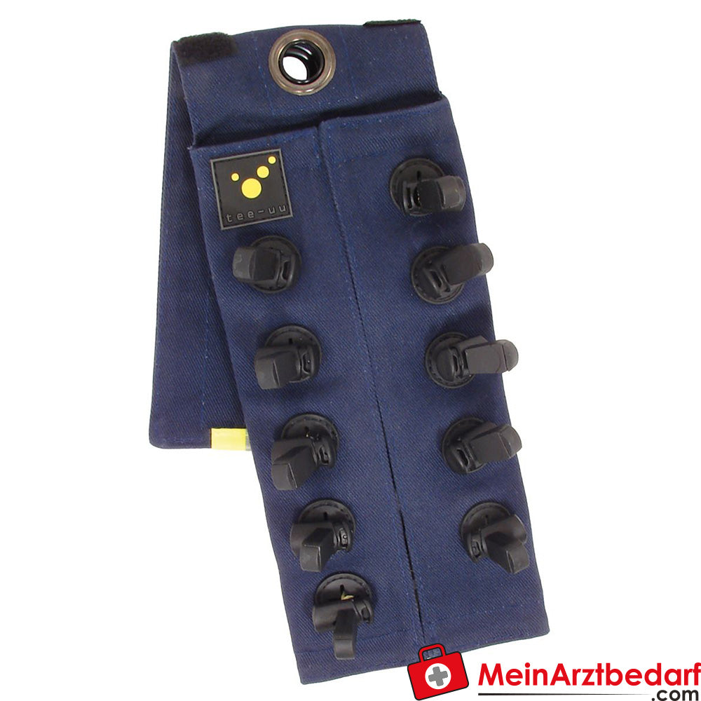 TEE-UU CHECKER POUCH Manschette - blau.