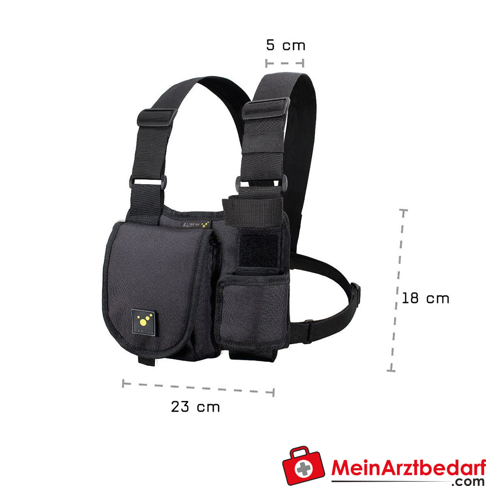 TEE-UU NEU CHEST MOLLE Funkgeräte-Harnisch *- schwarz.