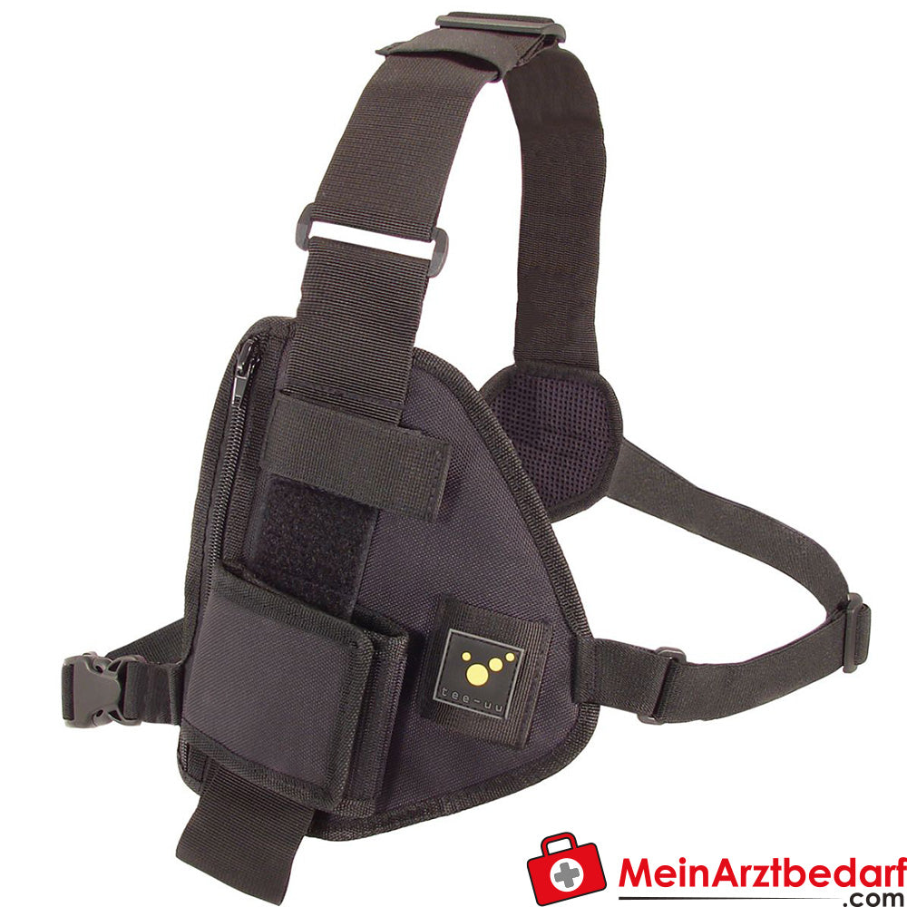 TEE-UU CHEST Funkgeräte-Harnisch - schwarz.