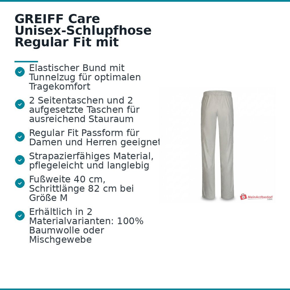GREIFF Care Unisex-Schlupfhose Regular Fit
