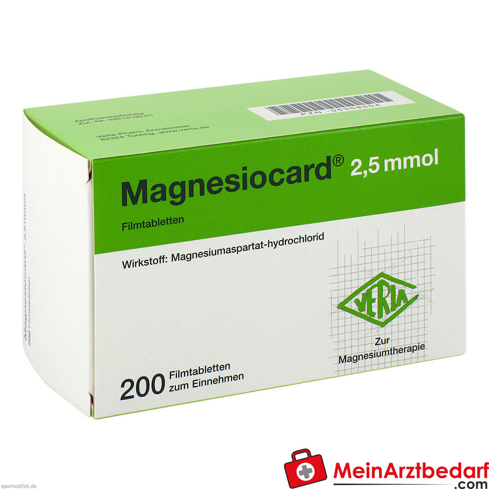 Magnesiocard 2,5mmol, 200 St..