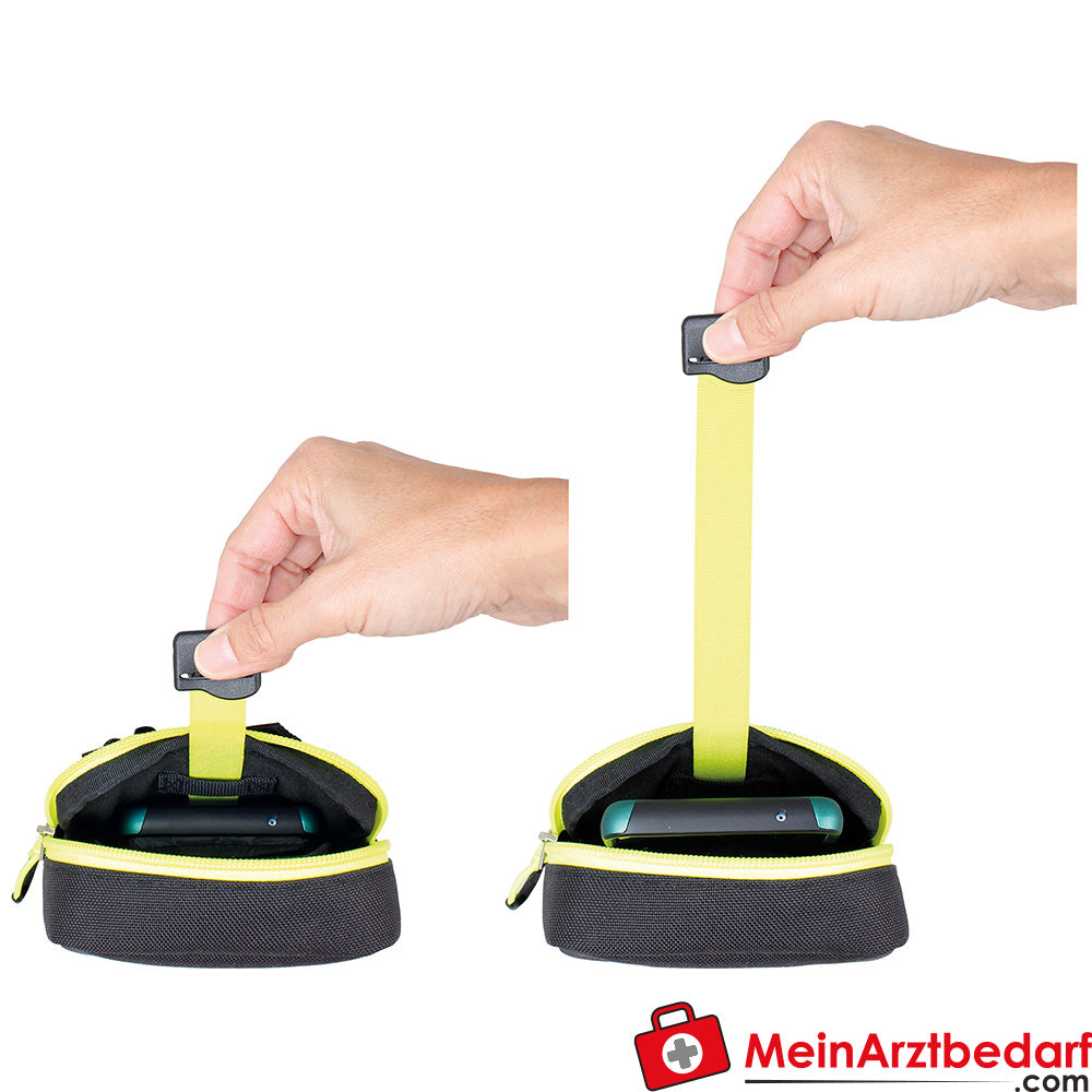 TEE-UU ZIP PLUS Holster 1200D Polyester 13,5x21x7 cm schwarz