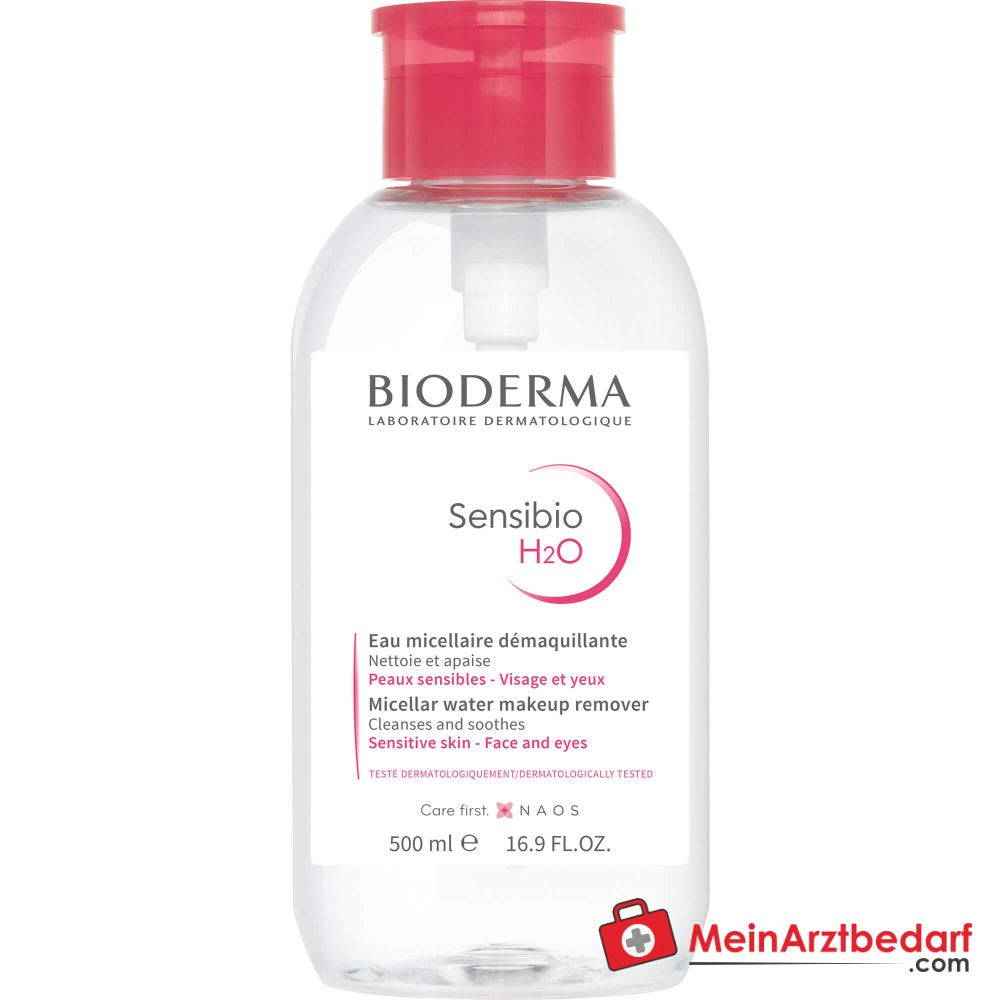 Bioderma Sensibio H2O Mizellen-Reinigungslösung, 500 ml.