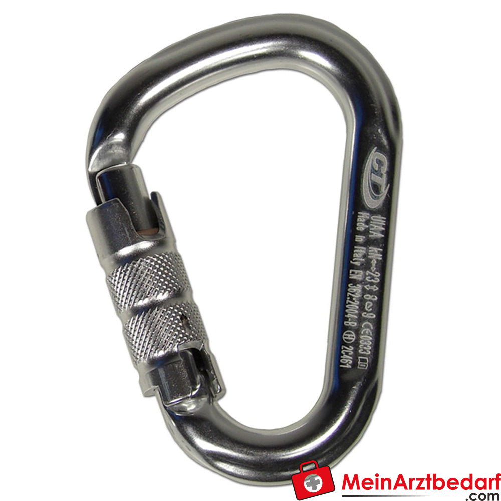 TEE-UU HMS SAFE LOCK Karabiner - natur.