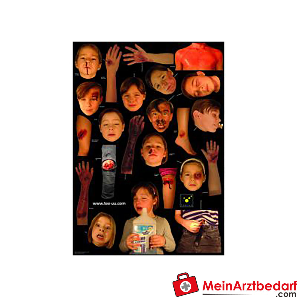 TEE-UU VERLETZUNGSMUSTER JUNIOR für CRASH JUNIOR.