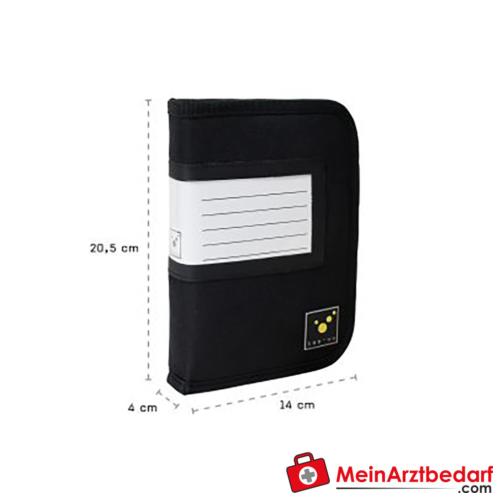 TEE-UU NEU KEYFRIEND Schlüsselmappe * für 10 Schlüssel - schwarz.