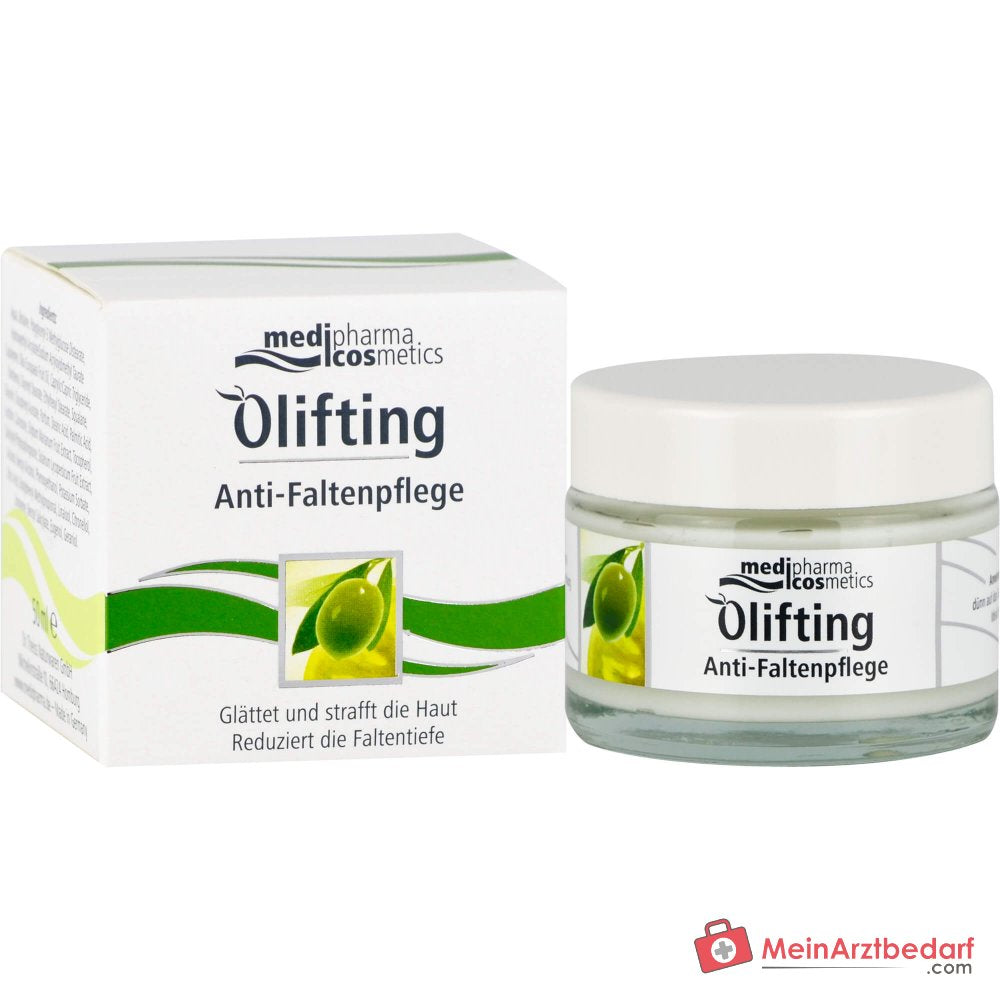 medipharma cosmetics Olivenöl Olifting Anti-Faltenpflege Creme, 50 ml