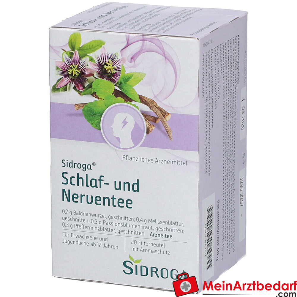 Sidroga Schlaf- und Nerventee.