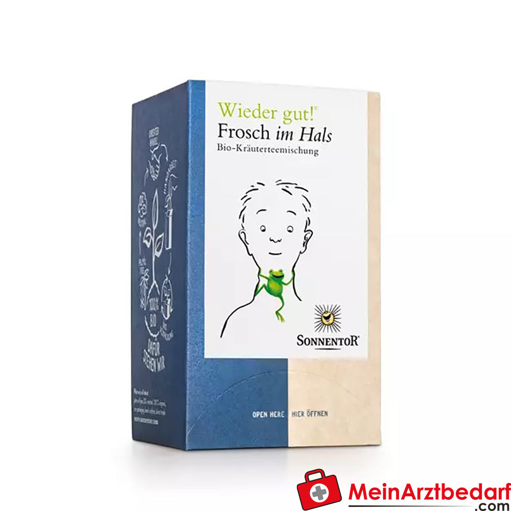 Sonnentor Bio Frosch im Hals Tee.