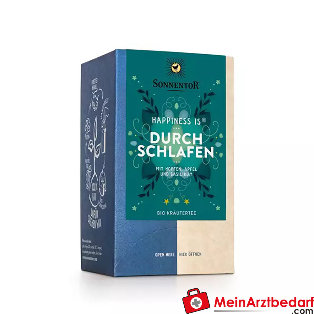 Sonnentor Bio Durchschlafen Tee.