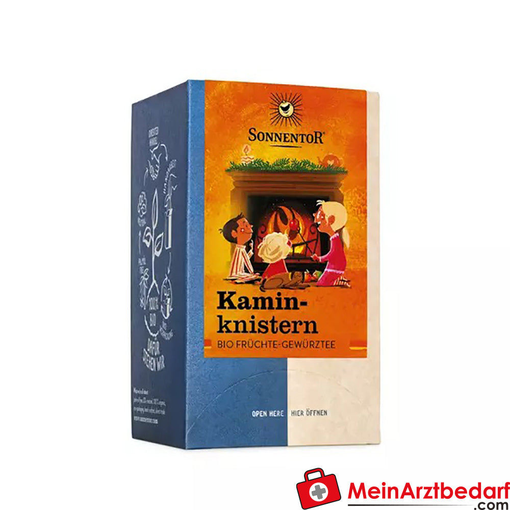 Sonnentor Bio Kaminknistern Früchtetee.