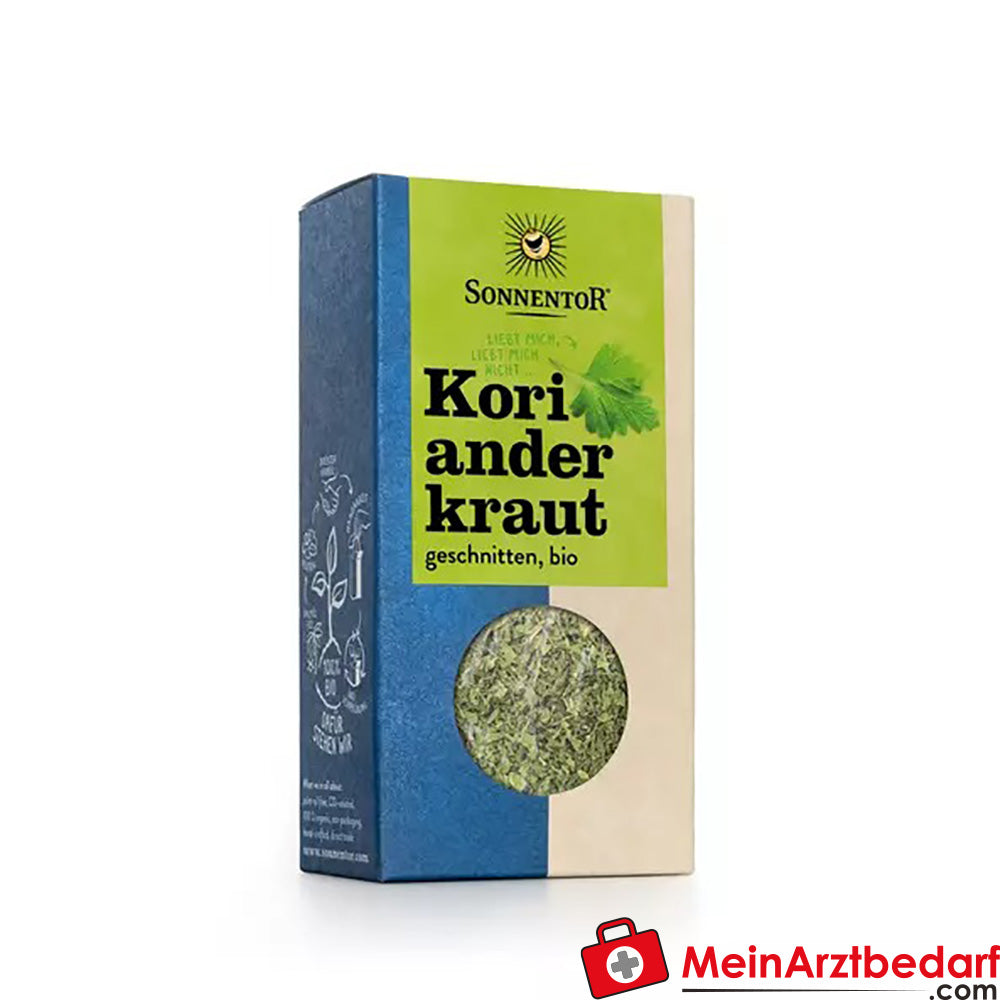 Sonnentor Bio Korianderkraut geschnitten.
