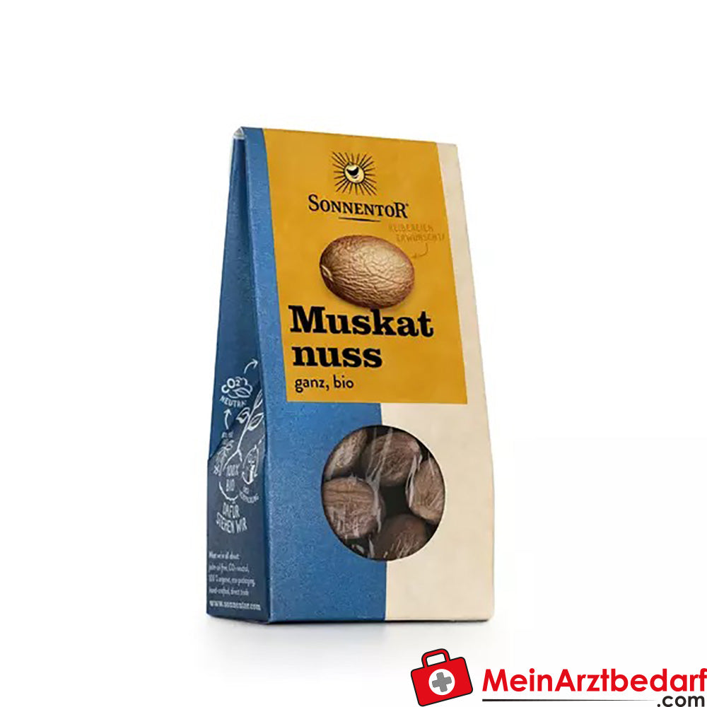 Sonnentor Bio Muskatnuss.