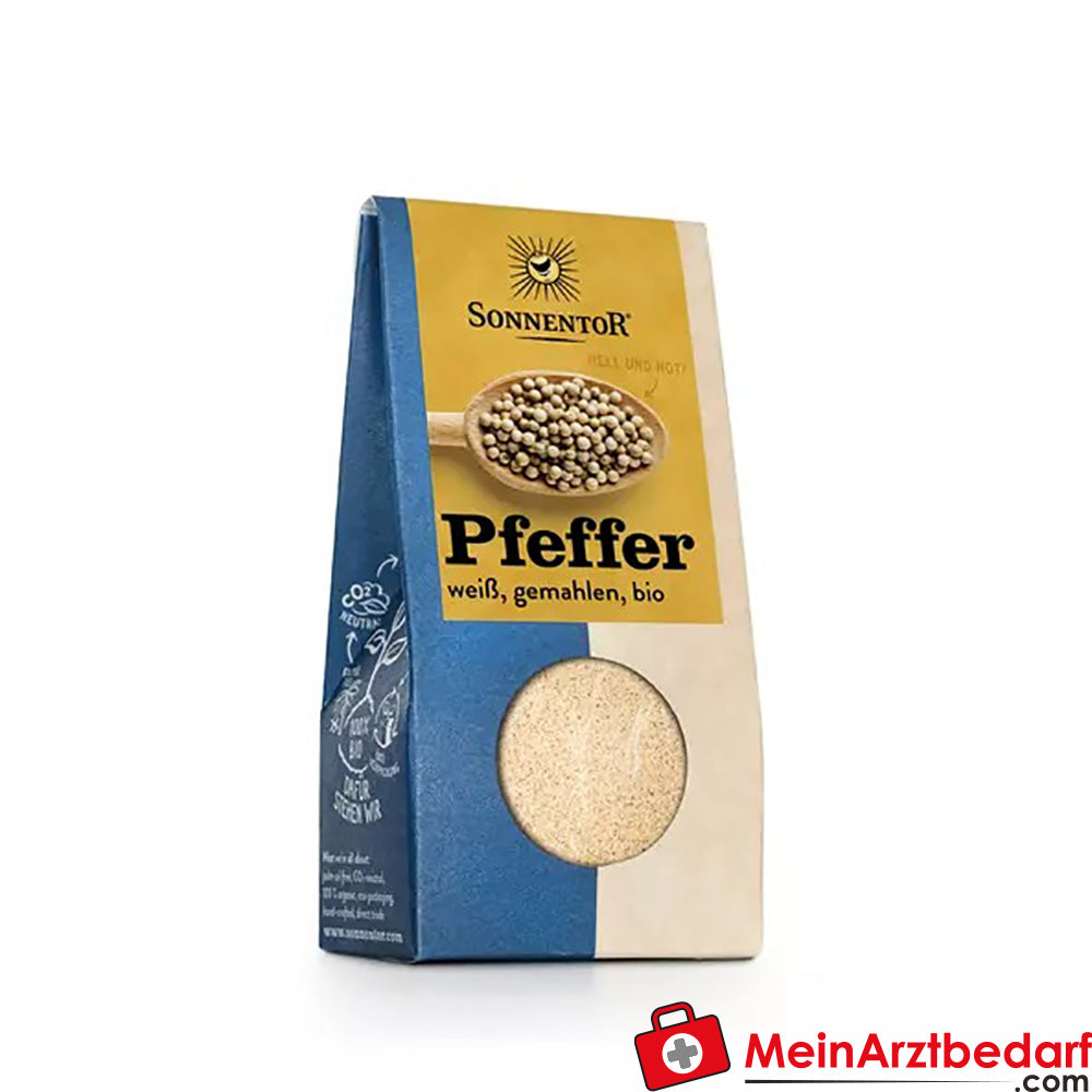 Sonnentor Bio Pfeffer weiß ganz.