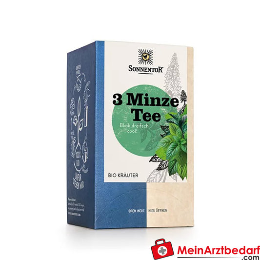 Sonnentor Bio 3-Minze Tee.