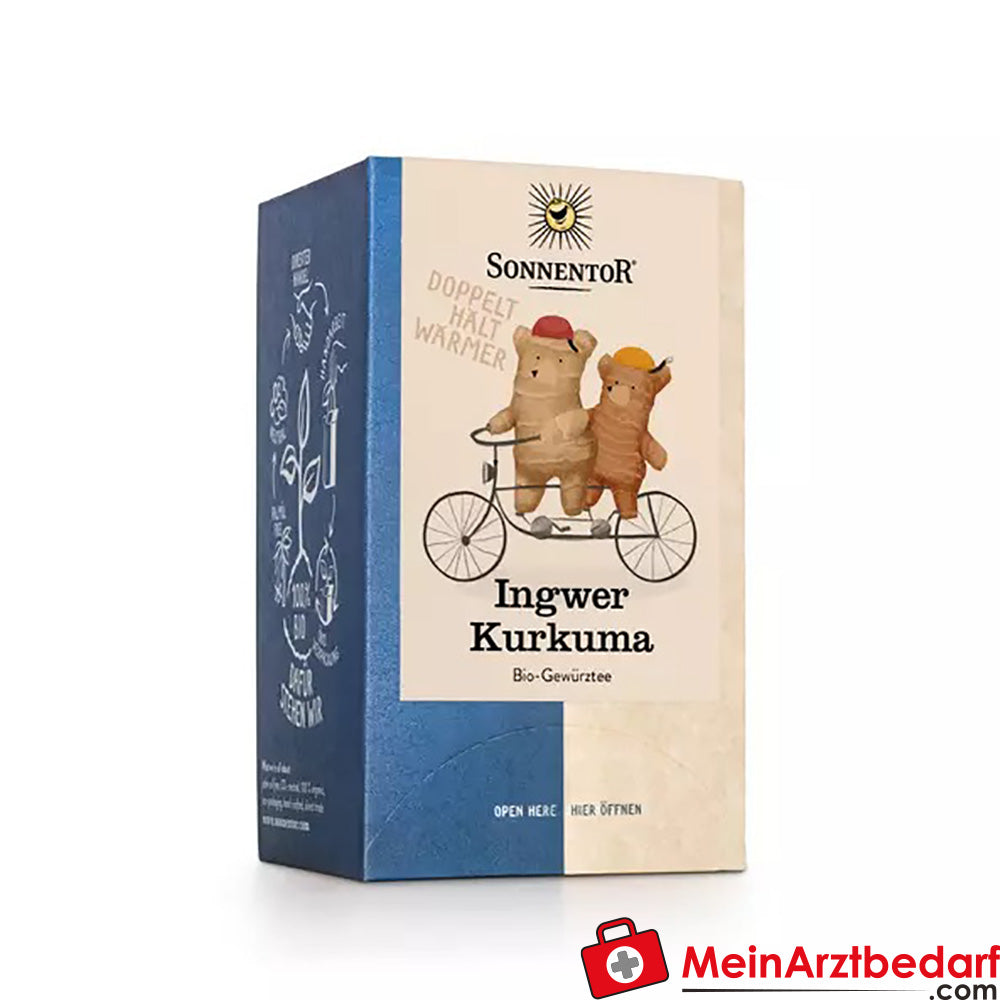 Sonnentor Bio Ingwer Kurkuma Tee.