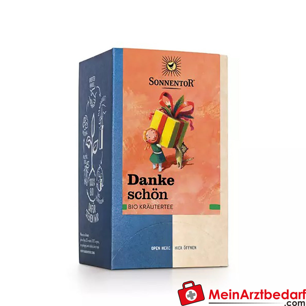 Sonnentor Bio Dankeschön Kräutertee.
