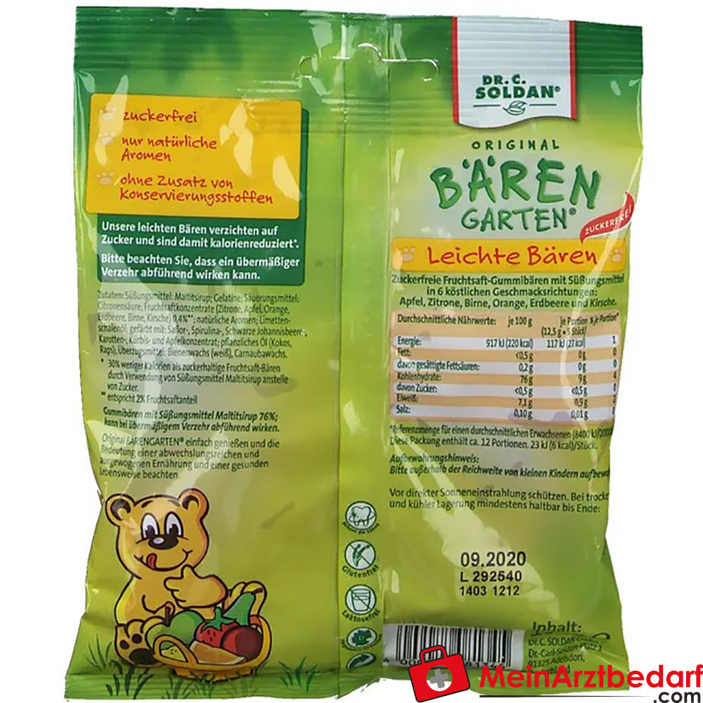 Original Bärengarten® Fruchtsaft-Bären zuckerfrei, 150g.