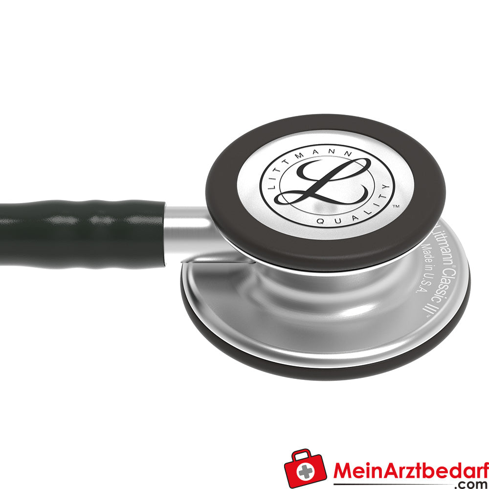 Littmann Classic III Stethoscoop, Dubbele frequentie, Enkel-slang, Roestvrijstalen editie