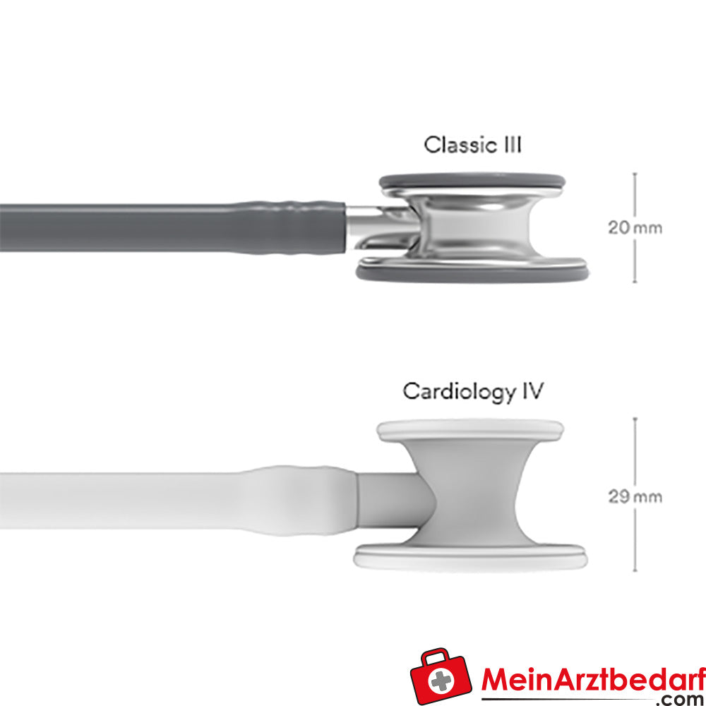 Littmann Classic III Stethoscoop, Dubbele frequentie, Enkel-slang, Roestvrijstalen editie
