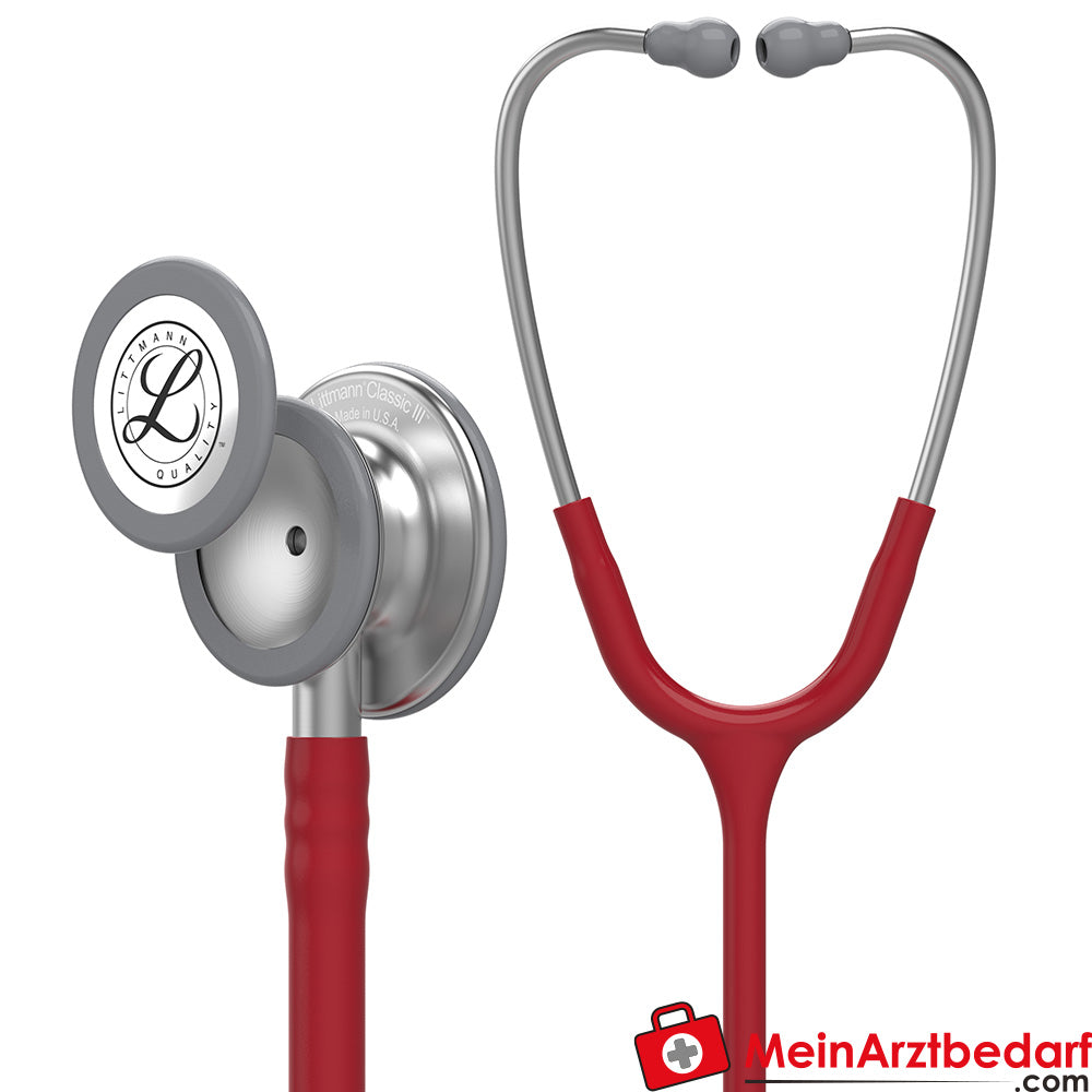 Littmann Classic III Stethoscoop, Dubbele frequentie, Enkel-slang, Roestvrijstalen editie