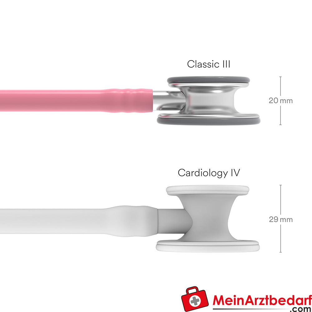 Littmann Classic III Stethoscoop, Dubbele frequentie, Enkel-slang, Roestvrijstalen editie
