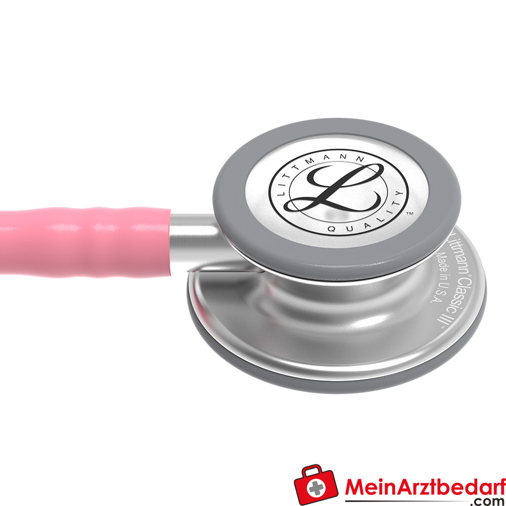 Littmann Classic III Stethoscoop, Dubbele frequentie, Enkel-slang, Roestvrijstalen editie