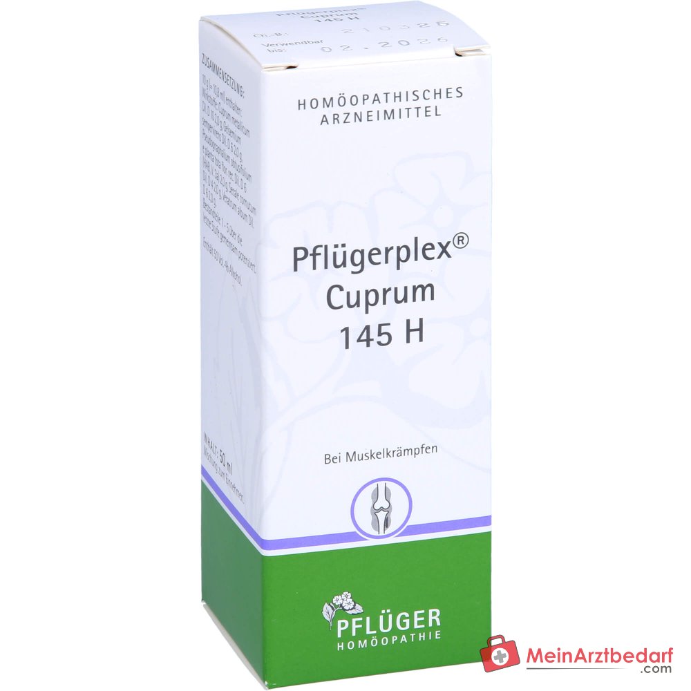 Pflügerplex Cuprum 145 H medicinale omeopatico in globuli 10 g