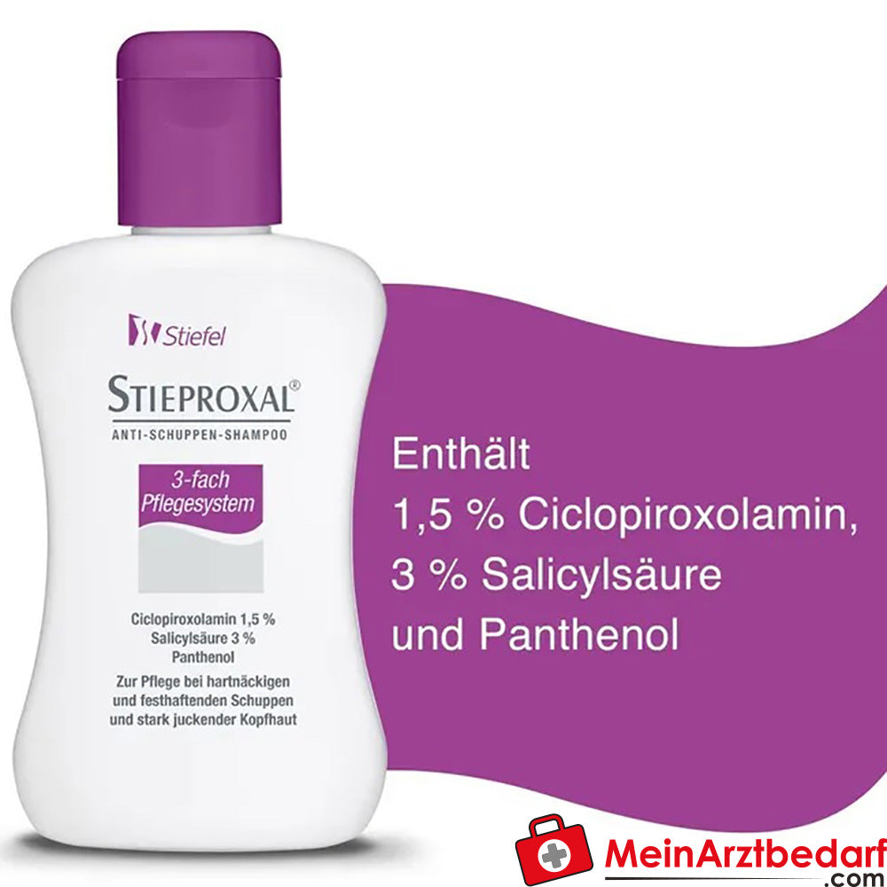 STIEPROXAL 3-fach Shampoo bei hartnäckigen Schuppen, 100ml.
