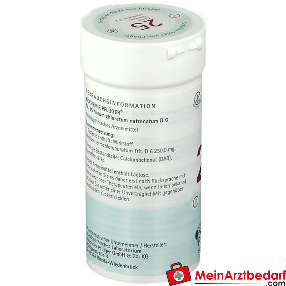 Biochemie Pflüger® Nr. 25 Aurum chloratum natronatum D6 Tabletten.