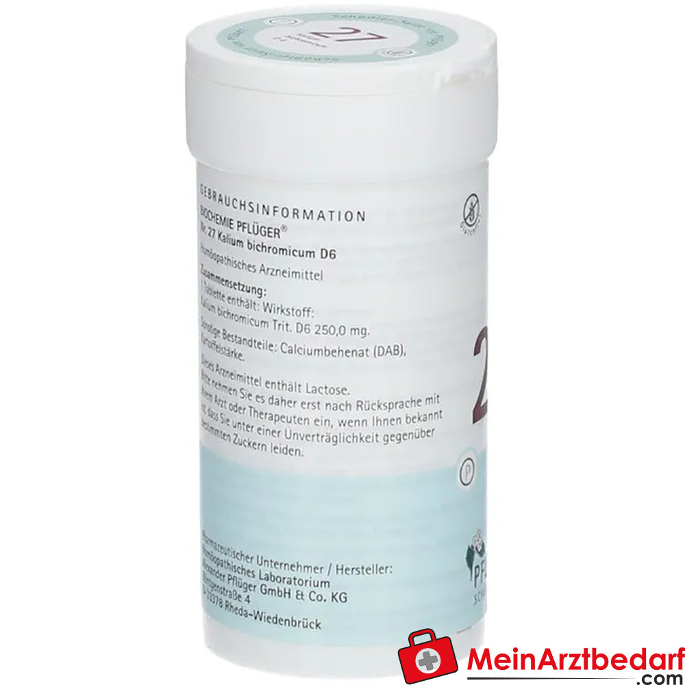 Biochemie Pflüger® Nr. 27 Kalium bichromicum D6 Tabletten.