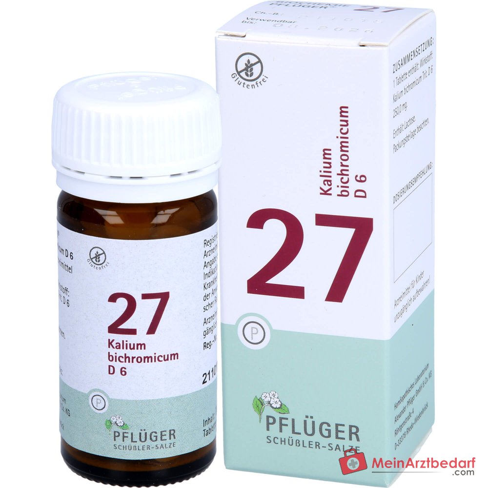 Biochemie Pflüger nr. 27 Kaliumbichromicum D6 250 mg Tabletten