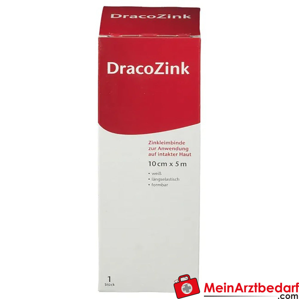 DracoZink Zinkleimbinde 10 cm x 5 m, 1 St..
