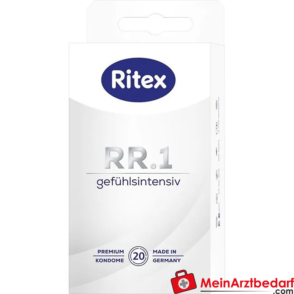 Ritex RR.1 condoom ultrazacht met gevoelige glijfilm 1 stuk