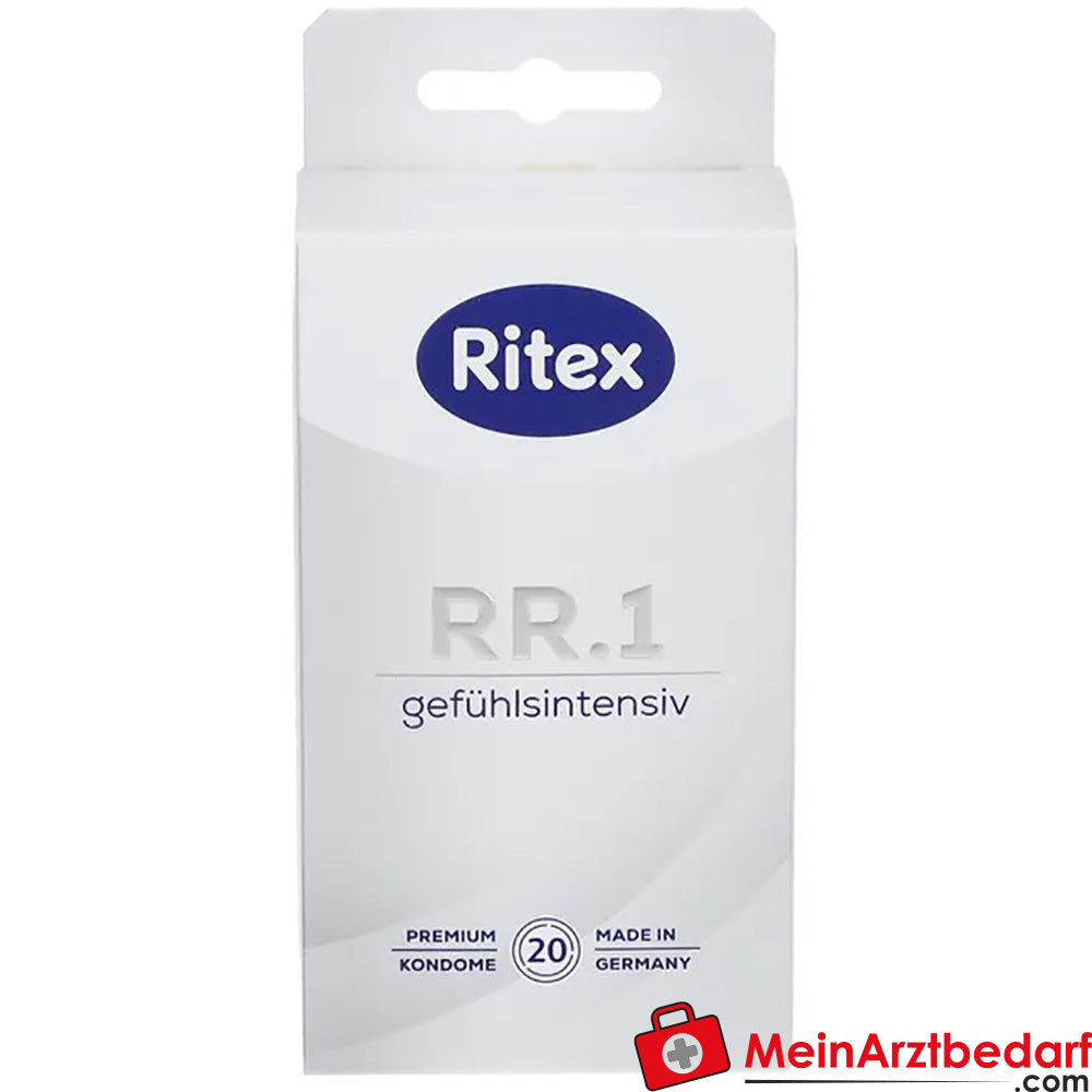 Ritex RR.1 condoom ultrazacht met gevoelige glijfilm 1 stuk