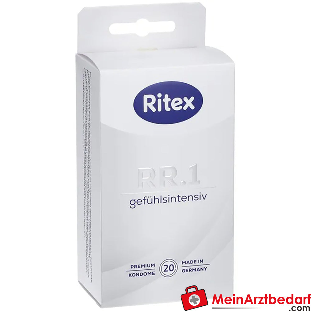 Ritex RR.1 condoom ultrazacht met gevoelige glijfilm 1 stuk