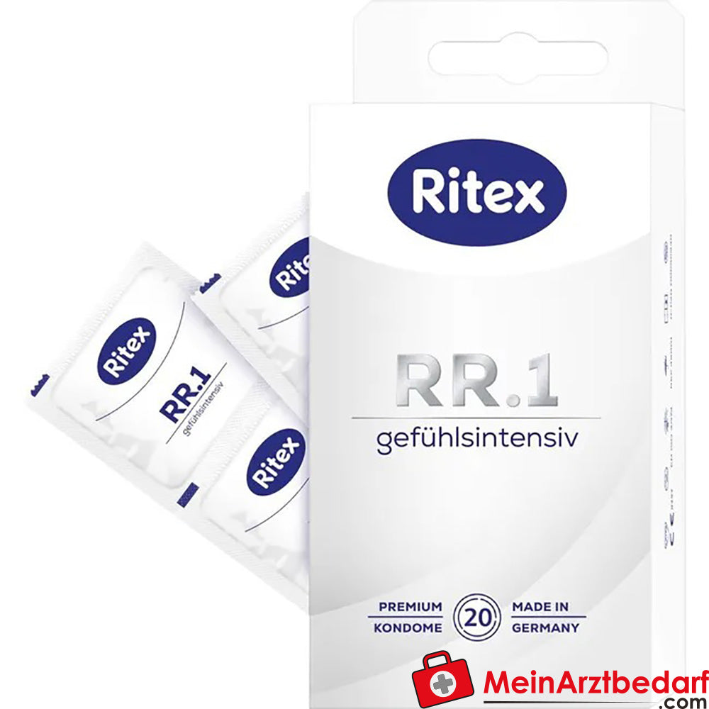 Ritex RR.1 Préservatif ultra-fin avec film lubrifiant sensitif 1 pièce