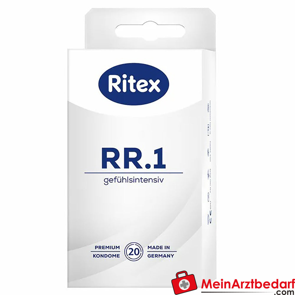 Ritex RR.1 Préservatif ultra-fin avec film lubrifiant sensitif 1 pièce