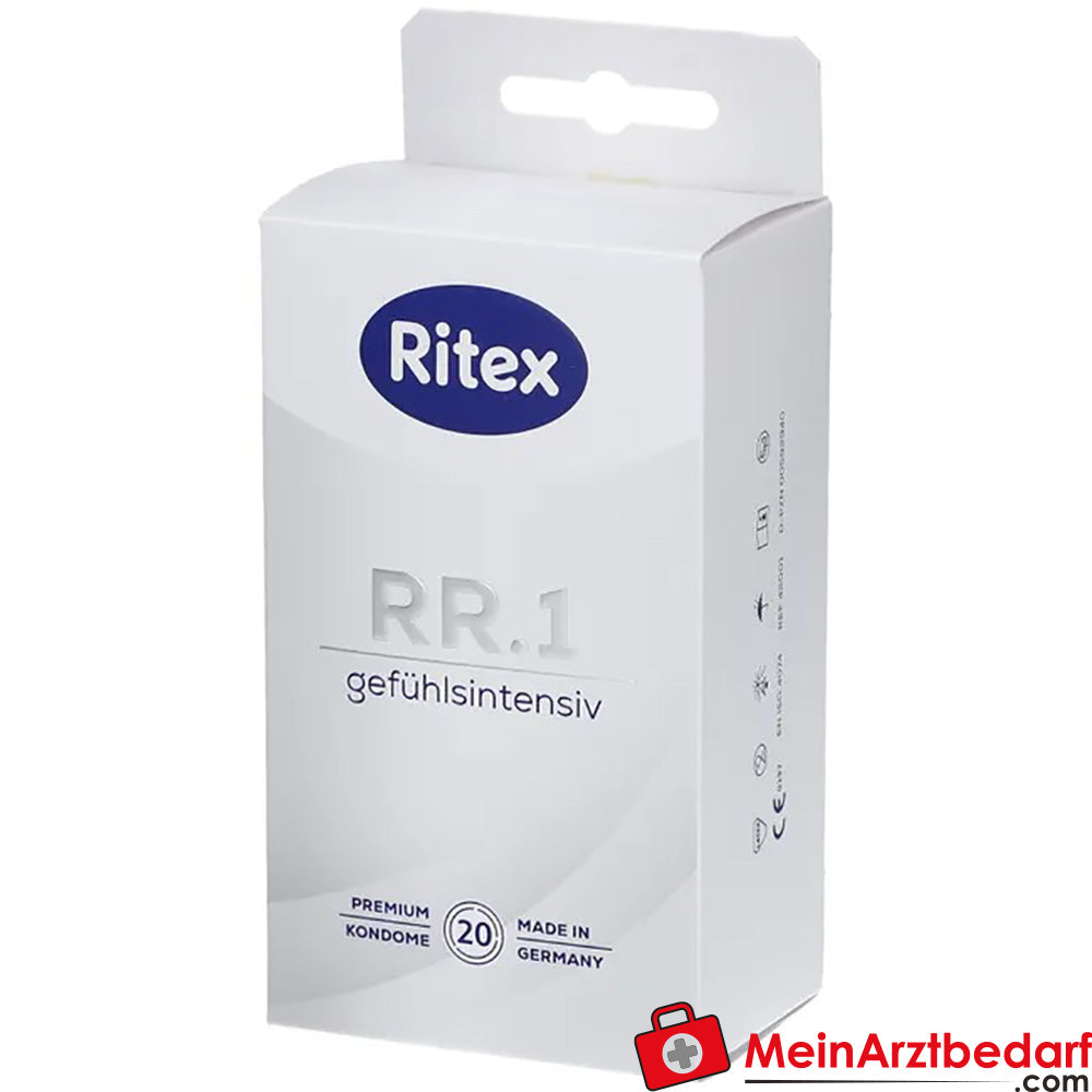 Ritex RR.1 Préservatif ultra-fin avec film lubrifiant sensitif 1 pièce