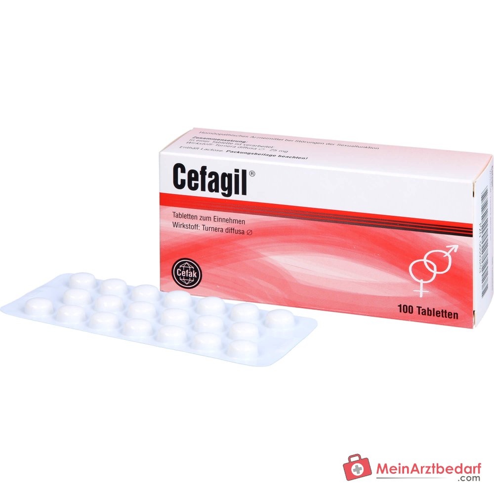 Cefagil tabletten 25 mg Turnera diffusa moedertinctuur
