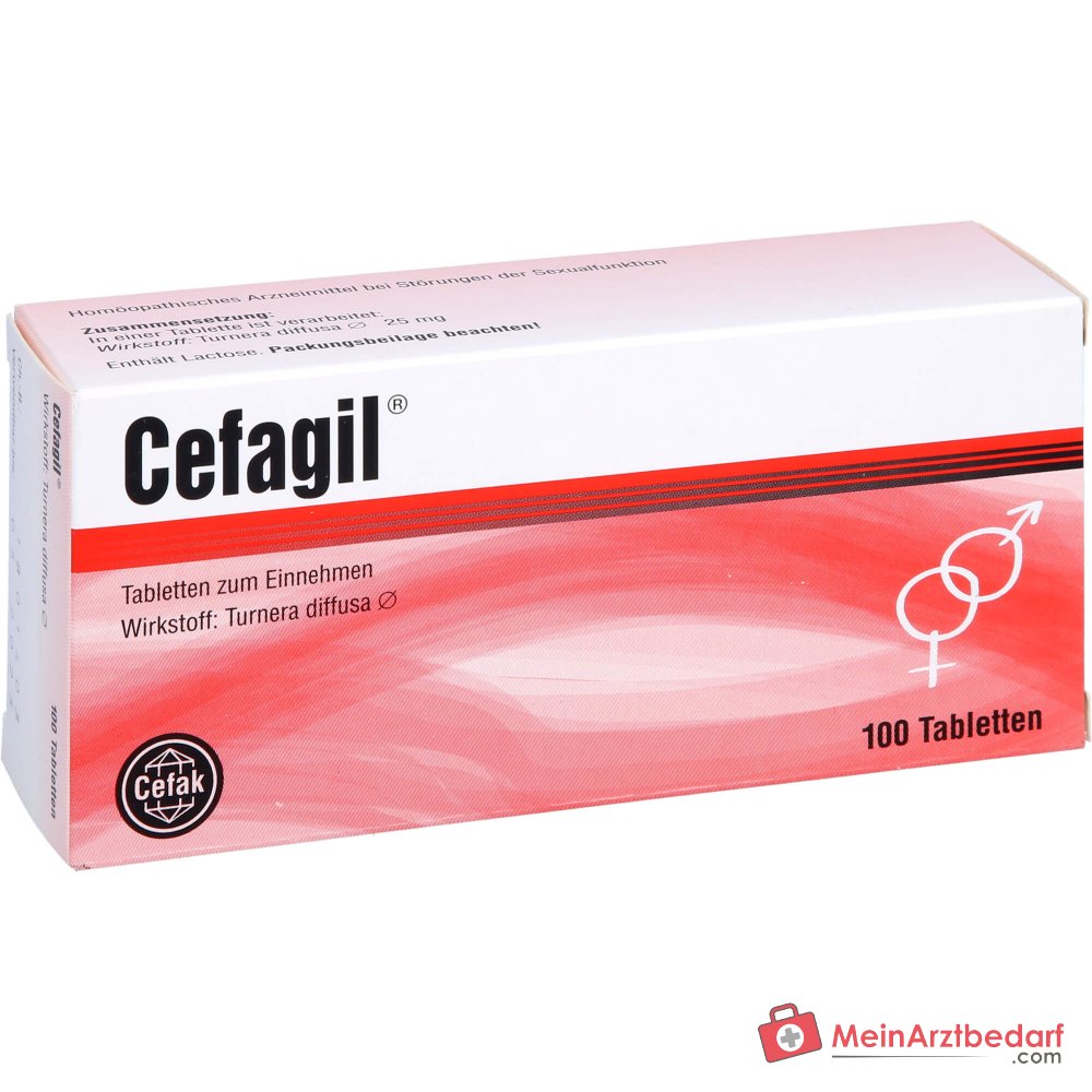Cefagil tabletten 25 mg Turnera diffusa moedertinctuur