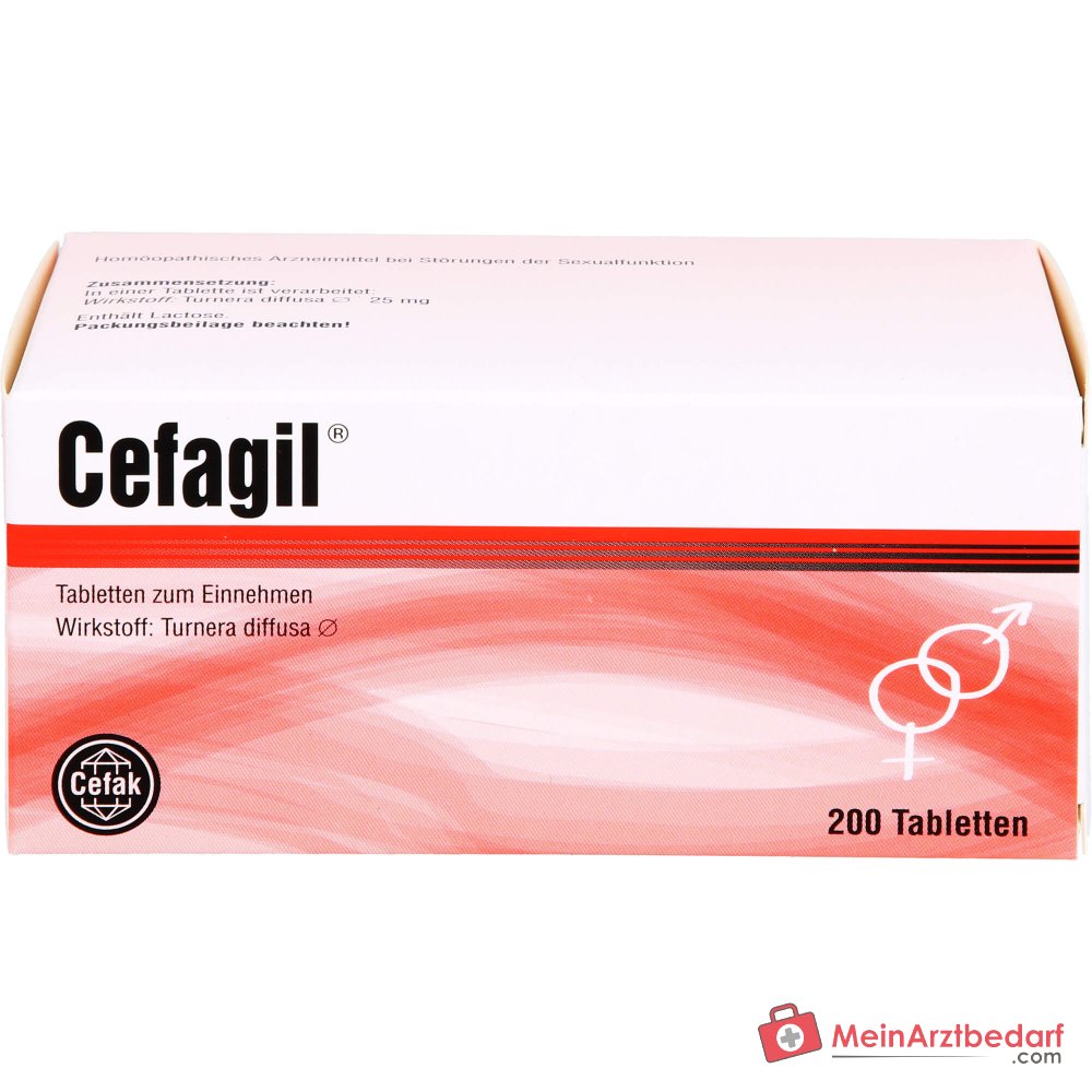 Cefagil tabletten 25 mg Turnera diffusa moedertinctuur