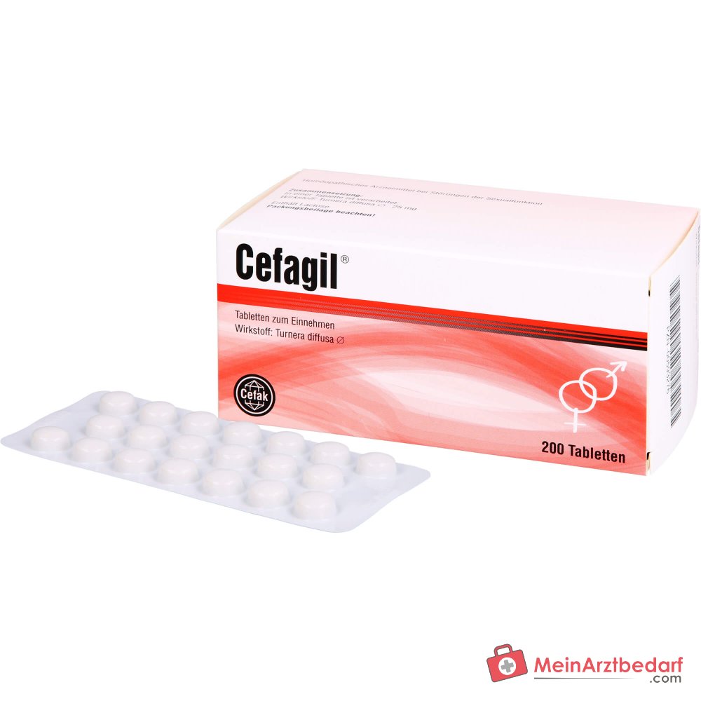 Cefagil tabletten 25 mg Turnera diffusa moedertinctuur