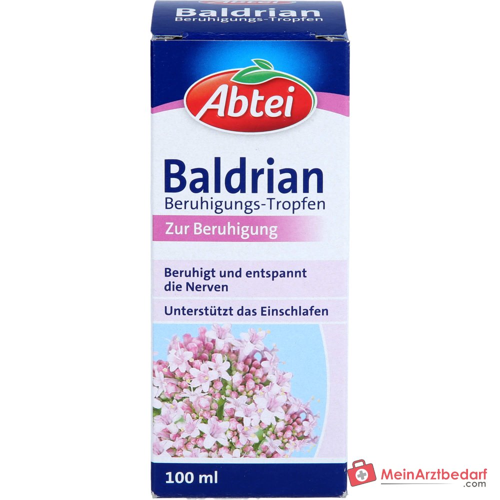 Abtei Baldrian Beruhigungs-Tropfen Baldrianwurzel-Tinktur Tropfen, 100 ml