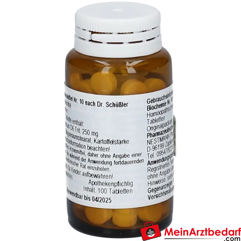 Biochemie 10 Natrium sulfuricum D 6 Tabletten.