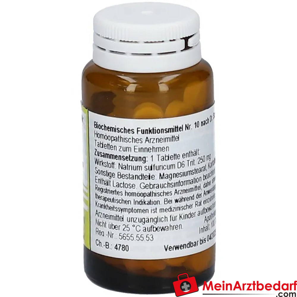 Biochemie 10 Natrium sulfuricum D 6 Tabletten.